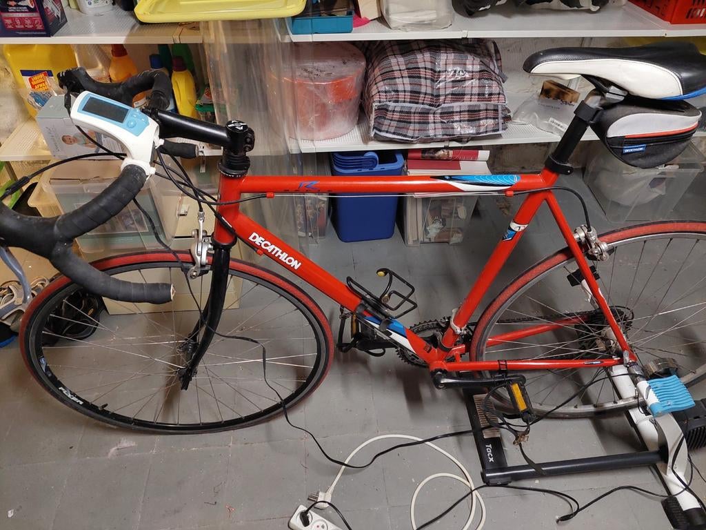 Vélo course  + home traîner Tacx, Vélos & Vélomoteurs, Enlèvement