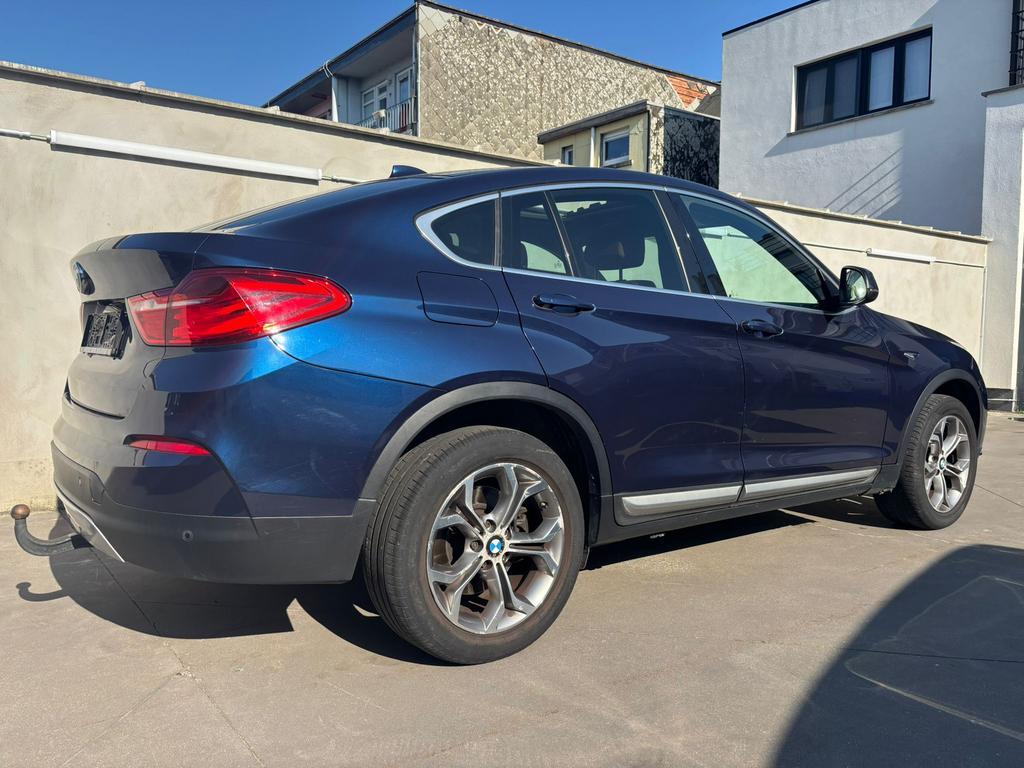 Bmw X4  X drive 20d automaat 2015 126 000 km full opties, Auto's, Automaat, Achterwielaandrijving, Euro 6, Blauw