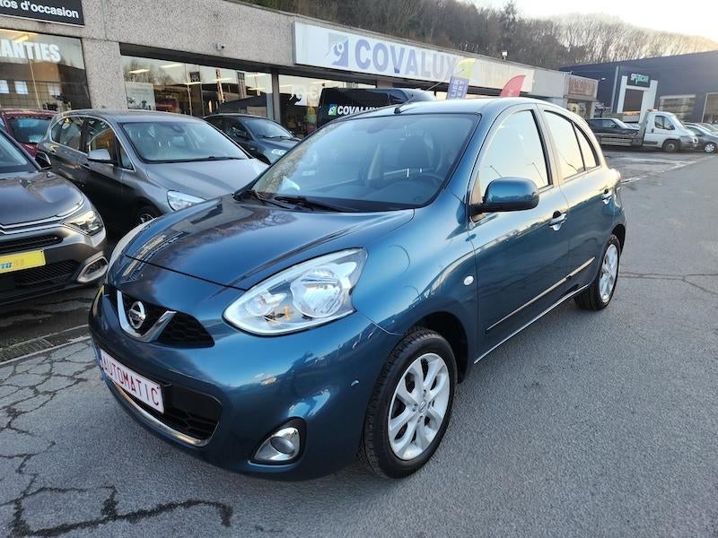 Nissan Micra essence automatique euro5B "Moto46", Euro 5, Stof, Zwart, 5 deurs