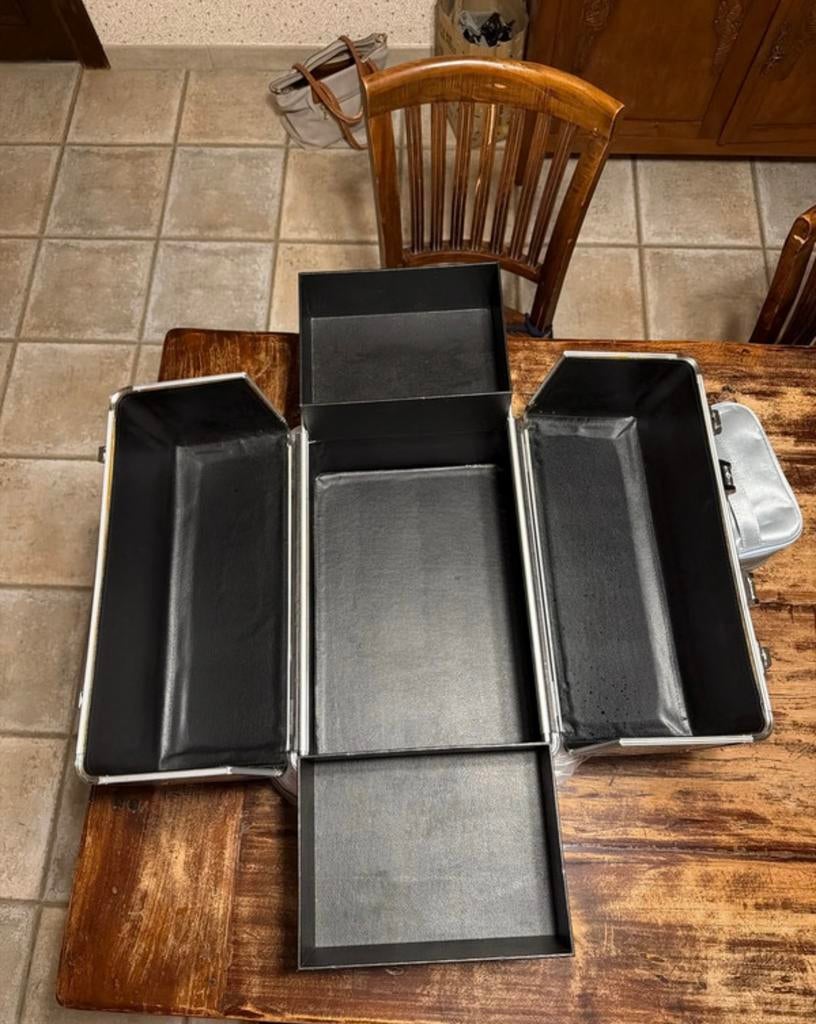 Sibel koffer, Handtassen en Accessoires, Beautycases, Ophalen, Blauw, Nieuw, Met slot