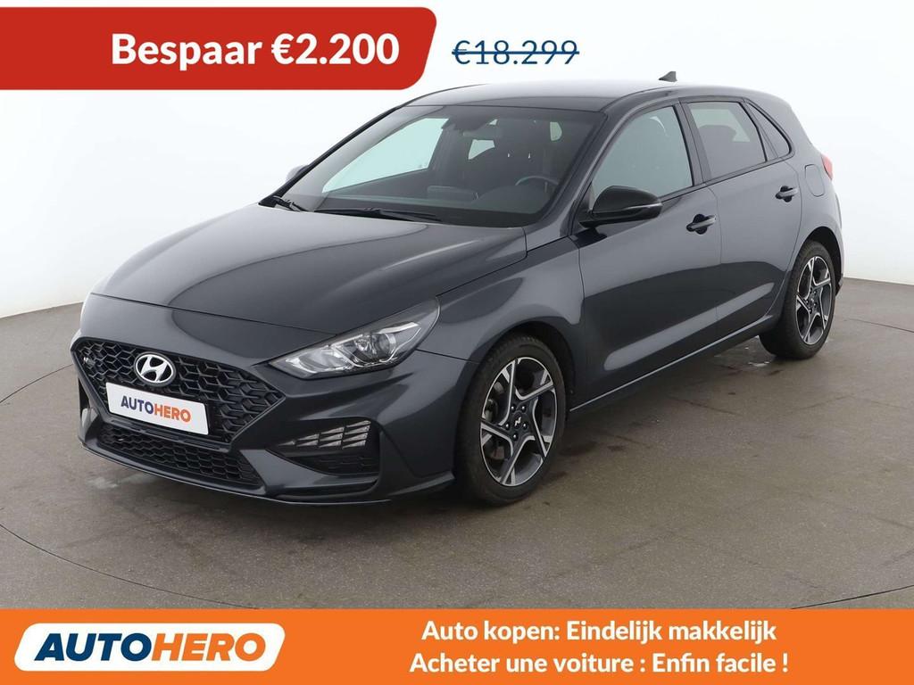 Hyundai i30 1.0 T-GDI Mild-Hybrid N Line (bj 2022), Auto's, Gebruikt, 133 g/km, Zilver of Grijs, 998 cc