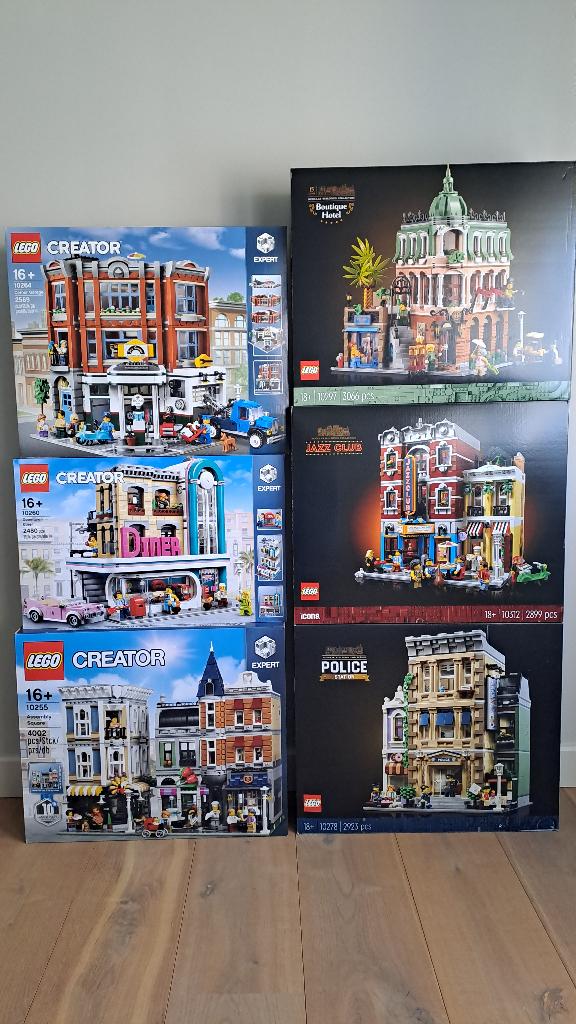 Lego modular building collectie - NISB, Enlèvement ou Envoi, Neuf, Ensemble complet, Lego