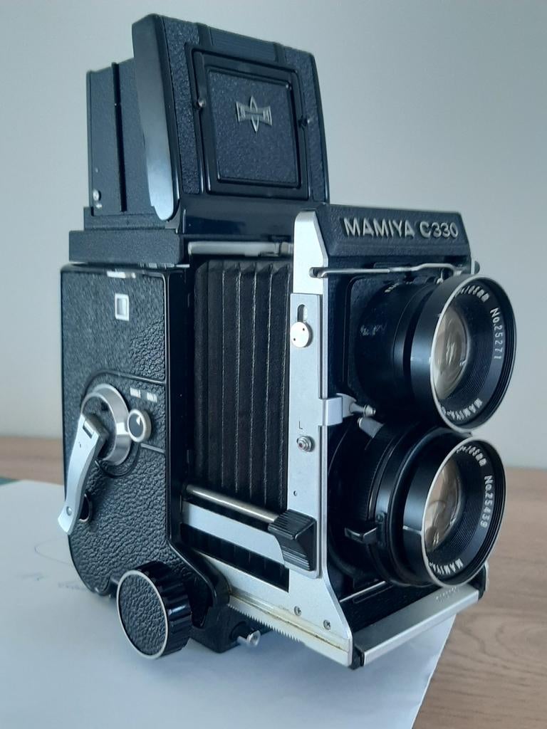 MAMIYA C33O PRO F + SEKKOR 105 mm F 3.5, Ophalen of Verzenden