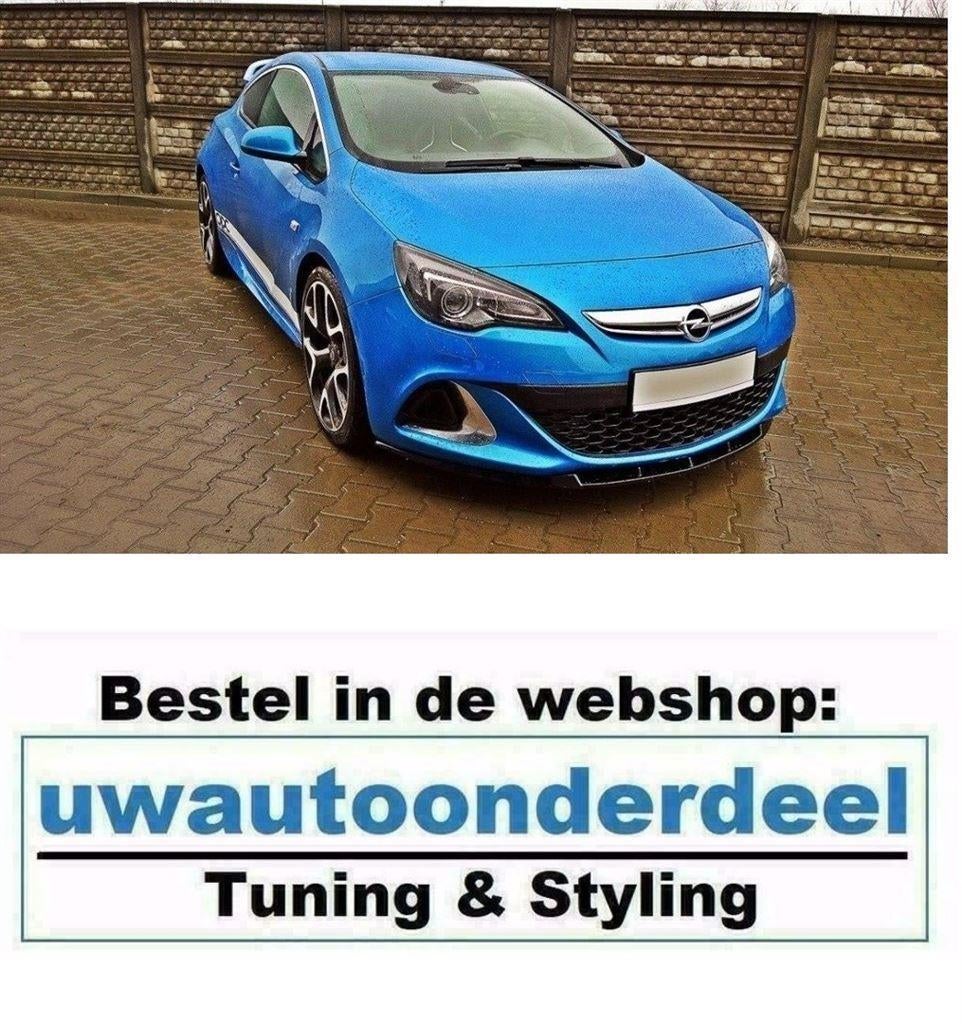 Maxton Spoiler Lip Splitter Voor Opel Astra J OPC VXR, Envoi