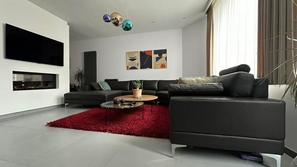 Magnifique ensemble salon haut de gamme – comme neuf !, Ophalen, Zo goed als nieuw, Leer