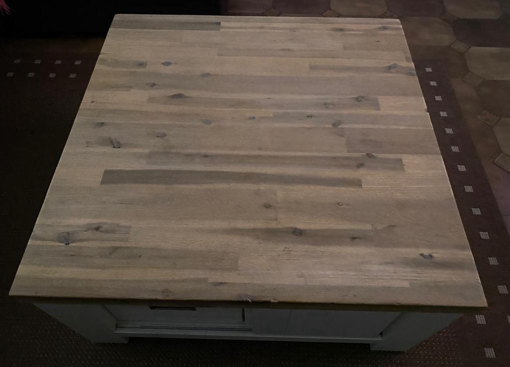 Table salon 90/90 H&H, Maison & Meubles, Moins de 50 cm, Enlèvement ou Envoi, 50 à 100 cm, 50 à 100 cm