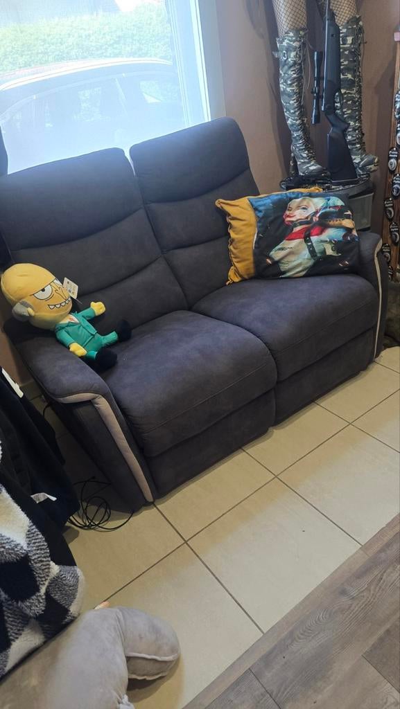 2 zit lounge elektrisch, Ophalen