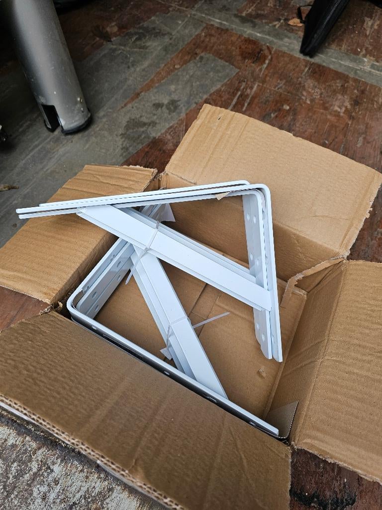 PLANKDRAGER VERSTERKT WIT 200X250MM, Ophalen of Verzenden, Nieuw