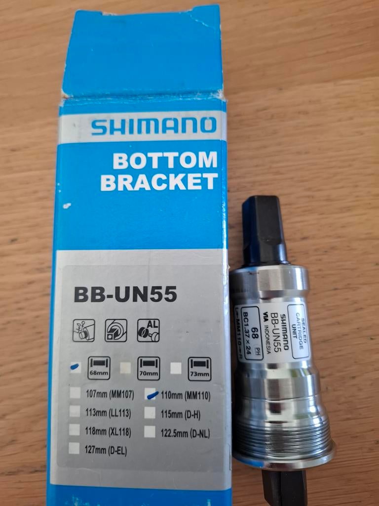 SHIMANO BB UN 55 (nouveau), Vélos & Vélomoteurs, Enlèvement ou Envoi