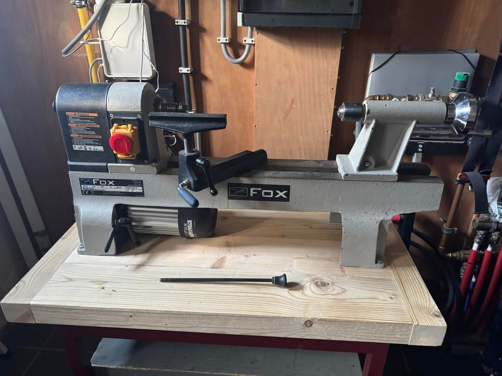 Houtdraaibank FOX, Doe-het-zelf en Bouw, Draaibanken, Ophalen, Gebruikt, Houtdraaibank, Minder dan 500 mm