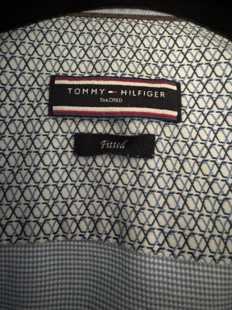 Tommy Hilfiger Herenhemd Medium, Ophalen of Verzenden, Zo goed als nieuw