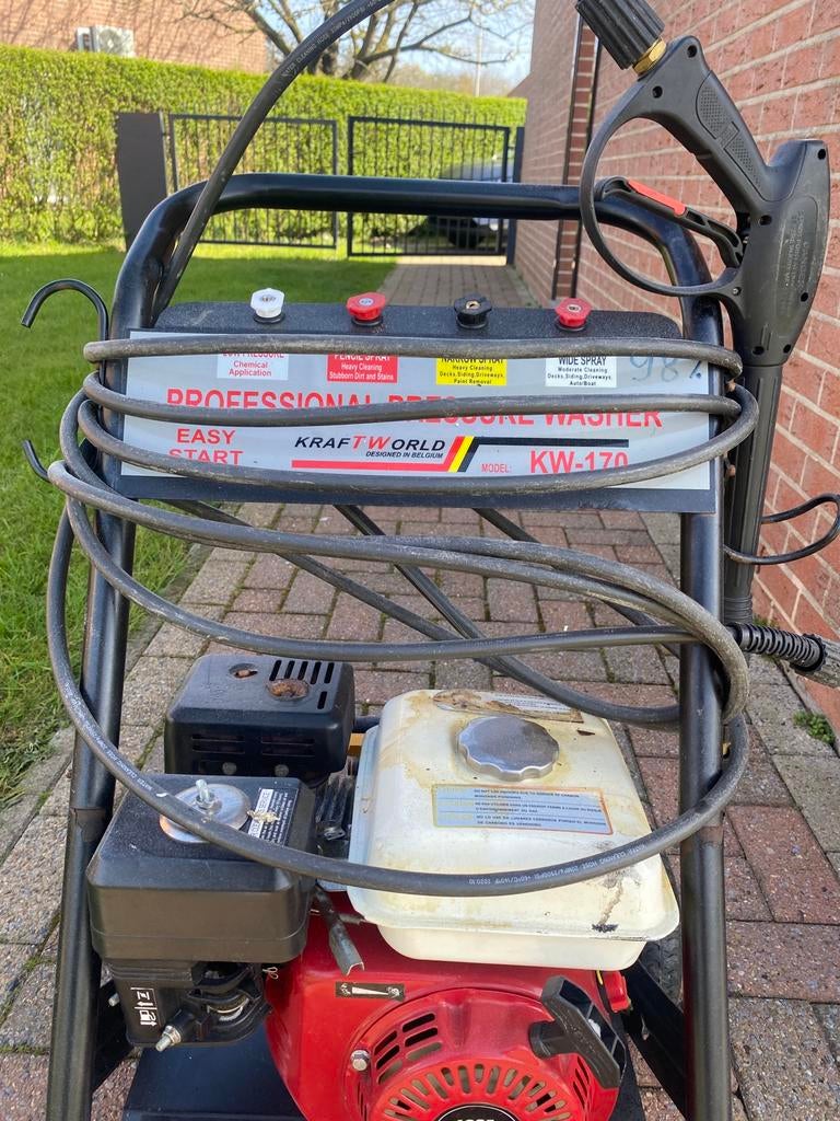 Professionele Benzine Hogedrukreiniger – 2900 PSI, Enlèvement, Comme neuf, Essence