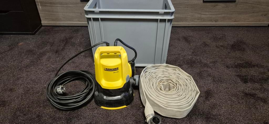 Karcher dompelpomp, Tuin en Terras, Hogedrukreinigers, Zo goed als nieuw, Elektrisch, Met autostop en -start, Ophalen of Verzenden