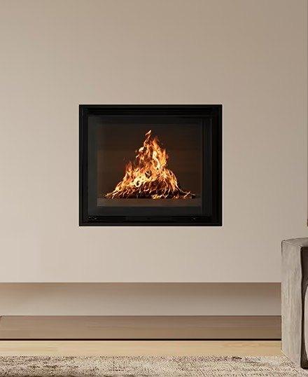 Top promo insert de Rüegg type Heatcube 57x68 avec cadre, Maison & Meubles, Enlèvement ou Envoi, Neuf, Insert, Cheminée au bois