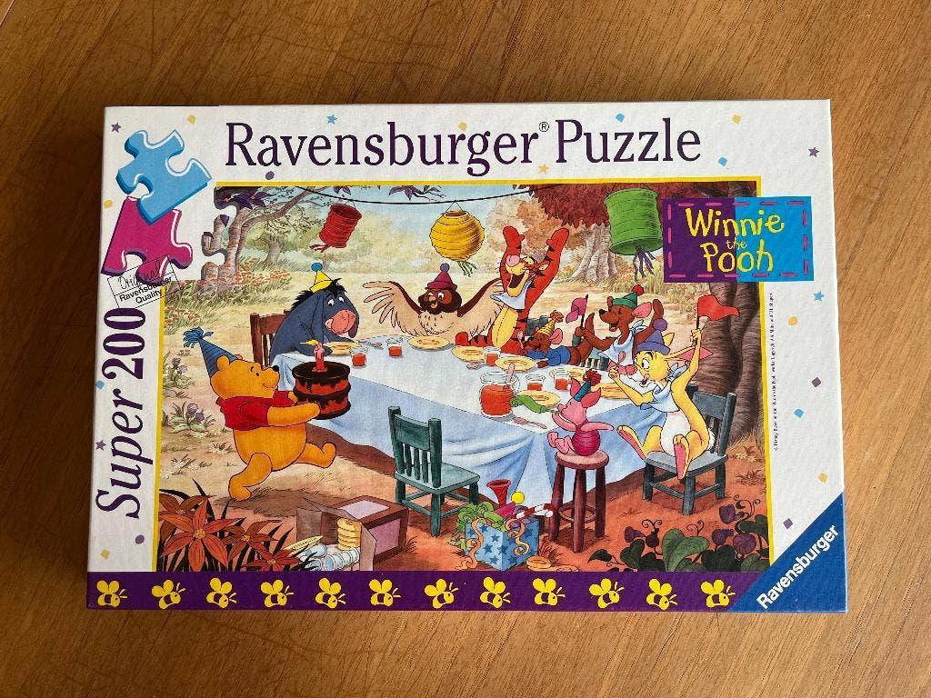 Winnie the Pooh puzzel - Verjaardagsfeestje, Kinderen en Baby's, Speelgoed | Kinderpuzzels, Ophalen of Verzenden, Meer dan 50 stukjes