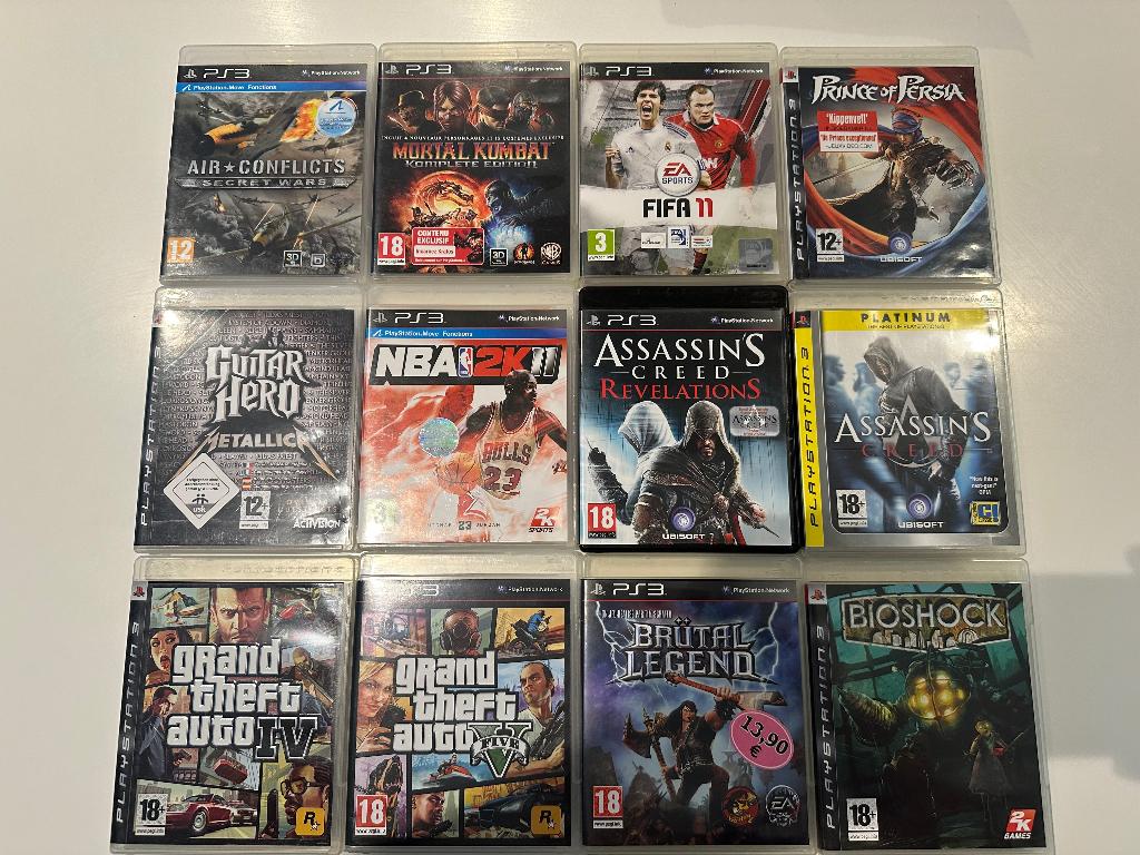 Jeux PS3 lot de 25 jeux, Enlèvement, Comme neuf