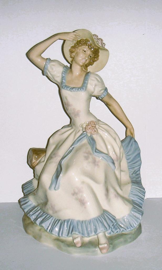 Statue en porcelaine de Zaphir Model, collection Lladró '70., Antiquités & Art, Enlèvement ou Envoi