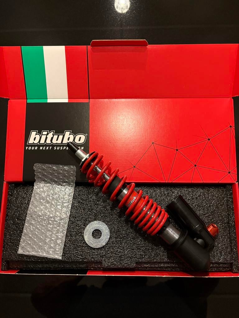 Vespa GTS voorschokdemper Bitubo als NIEUW, Motoren, Motoren | Piaggio, Particulier, ABS