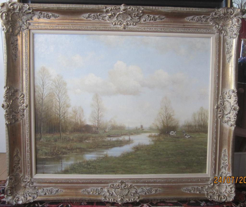 « Le printemps » - Peter Motz, Antiquités & Art, Art | Peinture | Classique, Enlèvement