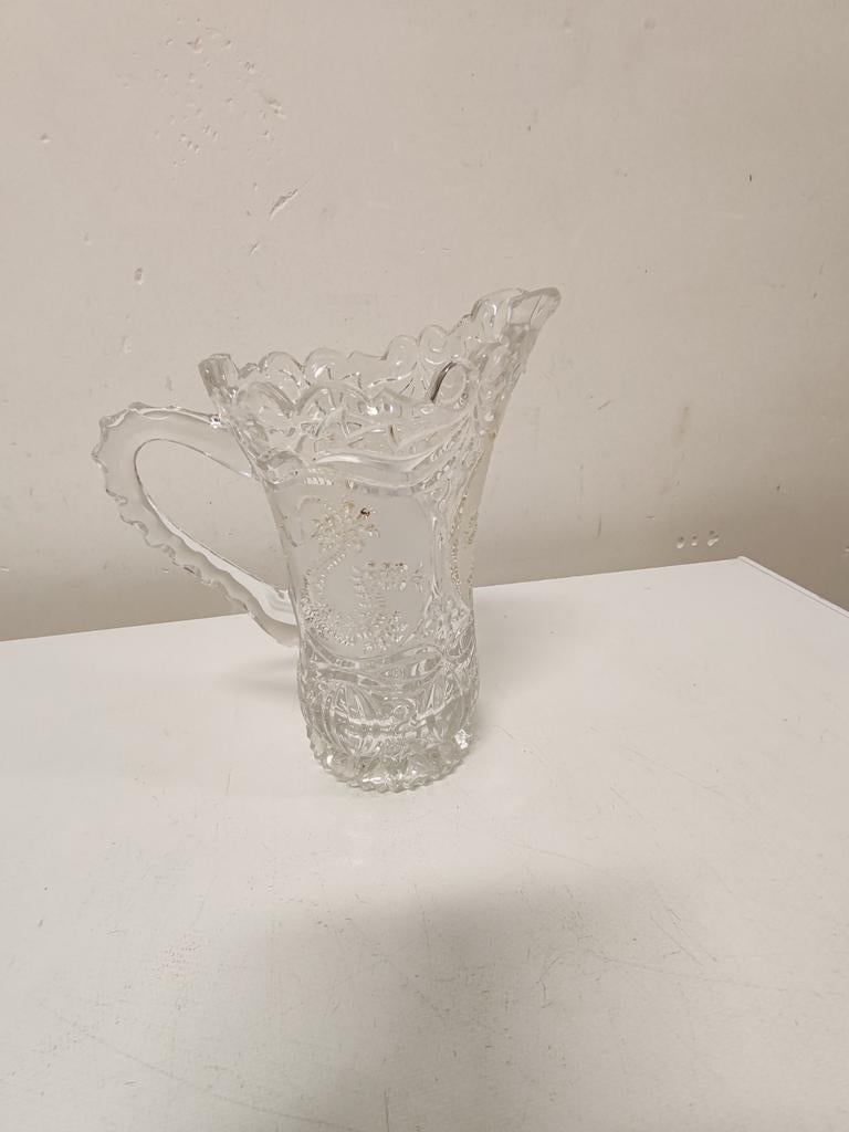 Crystal Dragon Pitcher by Hofbauer Crystal Co. West Germany, Ophalen