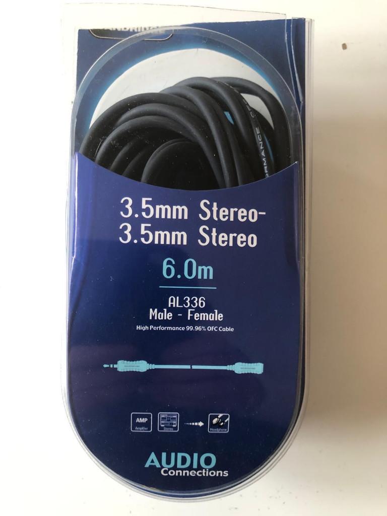 cable stéréo, TV, Hi-fi & Vidéo, Enlèvement, Comme neuf, 5 à 10 mètres, Autres câbles