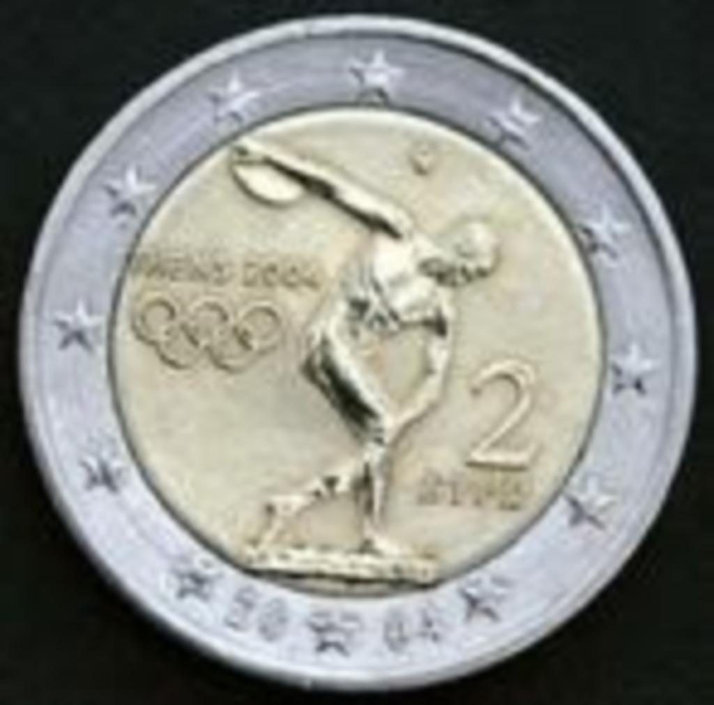 2 euros Sp. Sortir. Grèce 2004, Enlèvement ou Envoi, Grèce, 2 euros, Monnaie en vrac