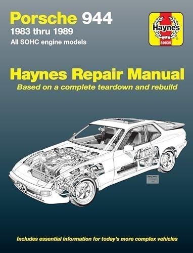 Manuel de requêtes manuelles de la Porsche 944 Haynes, Enlèvement ou Envoi