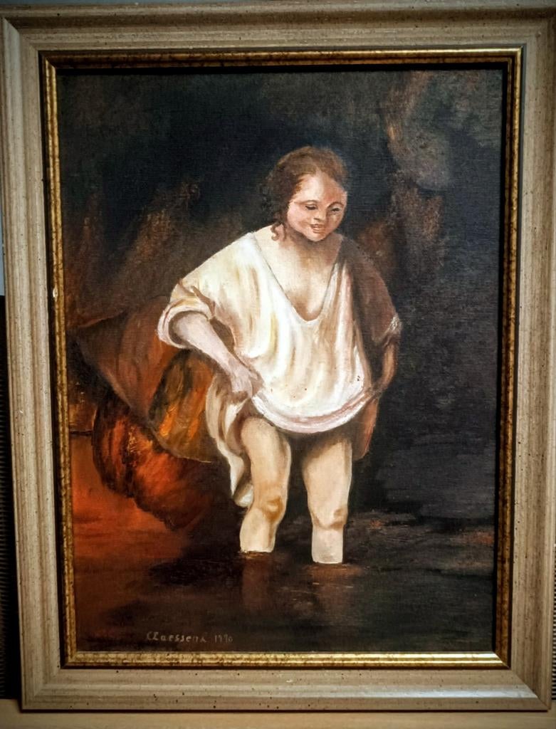 Olieverf schilderij, Enlèvement