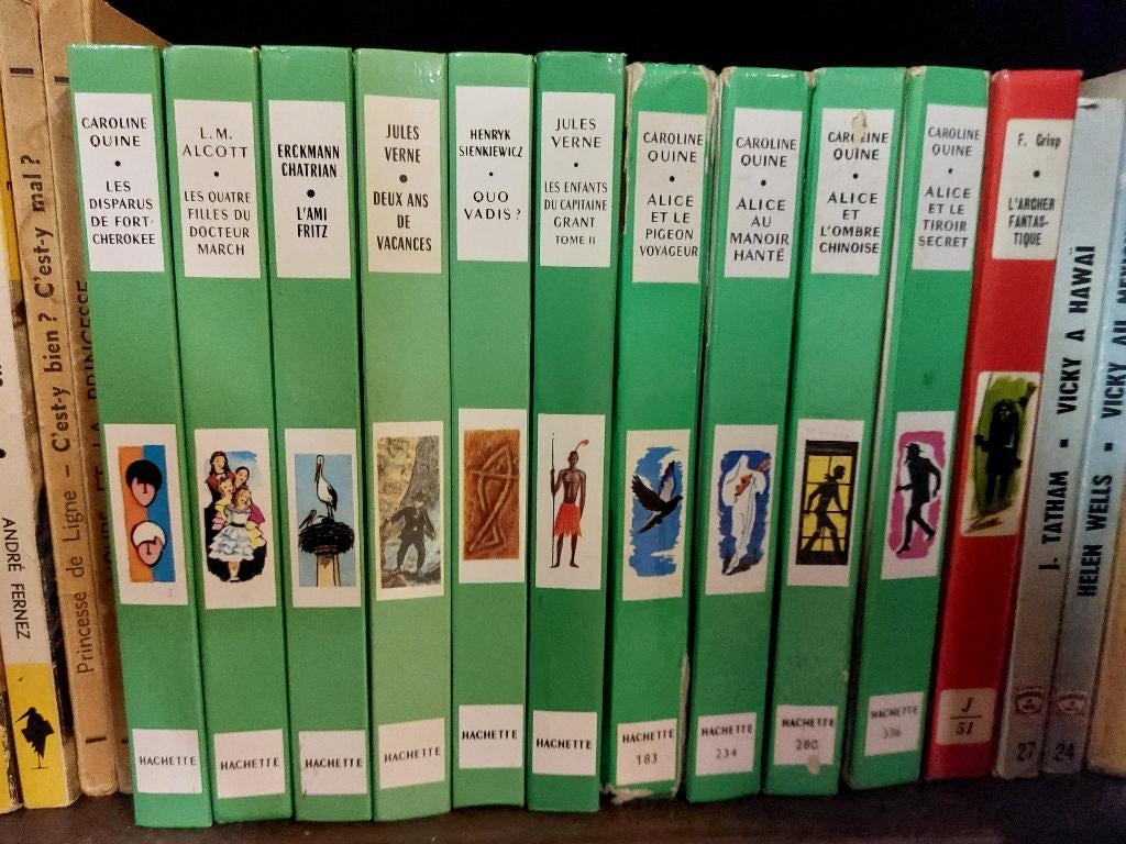 Livres Bibliothèque Verte Hachette, Livres, Comme neuf, Enlèvement, Divers auteurs, Non-fiction