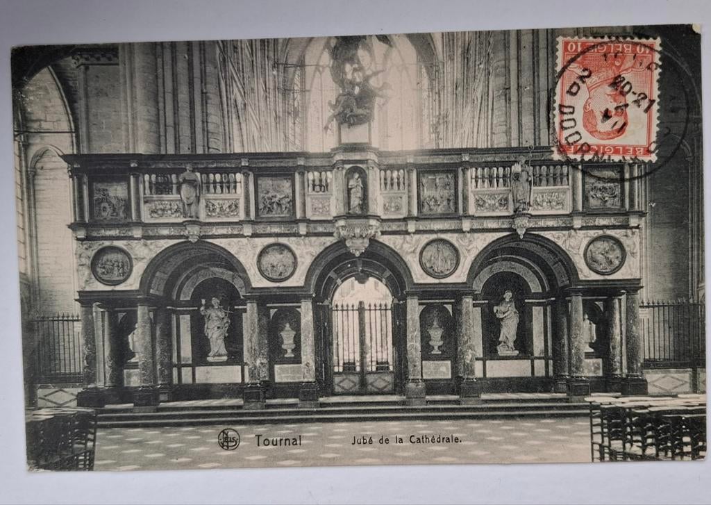 Tournai, jubè de la cathédrale, Enlèvement ou Envoi, Affranchie, Hainaut