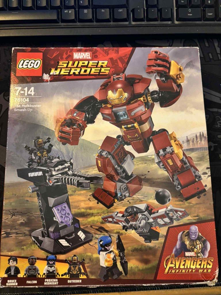 LEGO The Hulkbuster 76104, Ophalen of Verzenden, Gebruikt, Complete set, Lego