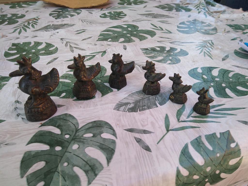 Lot de 6 poids à opium, Enlèvement ou Envoi