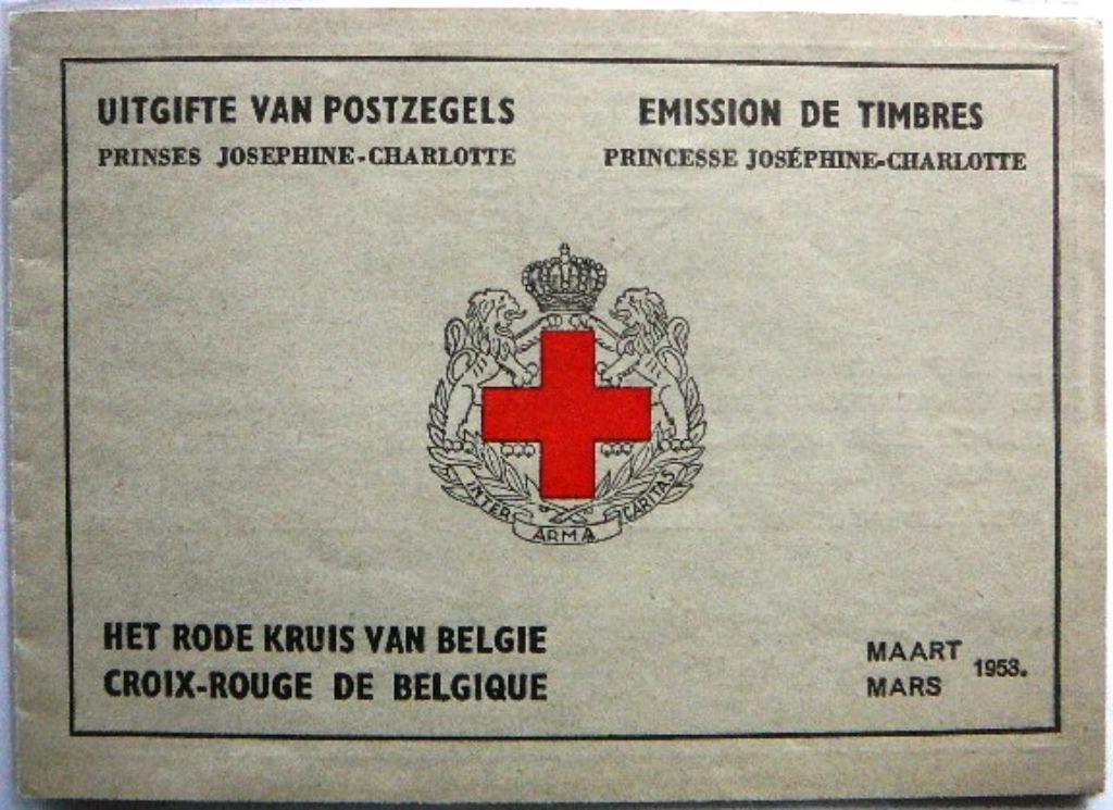 Postzegelboekje Josephine Charlotte voorrang Nederlands, Postzegels en Munten, Ophalen of Verzenden, Postfris, Postfris, Rode kruis