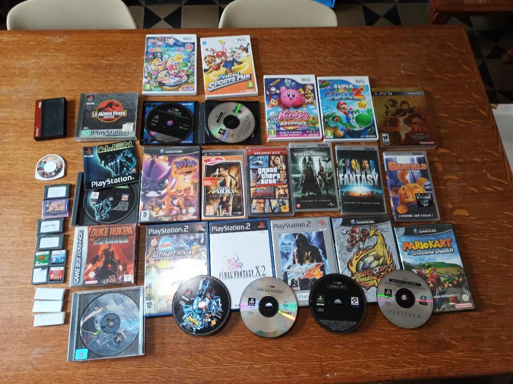 Lot de jeu à completer / ressurfacer, Consoles de jeu & Jeux vidéo, Jeux | Sony PlayStation 1, Utilisé, Sport, Enlèvement ou Envoi