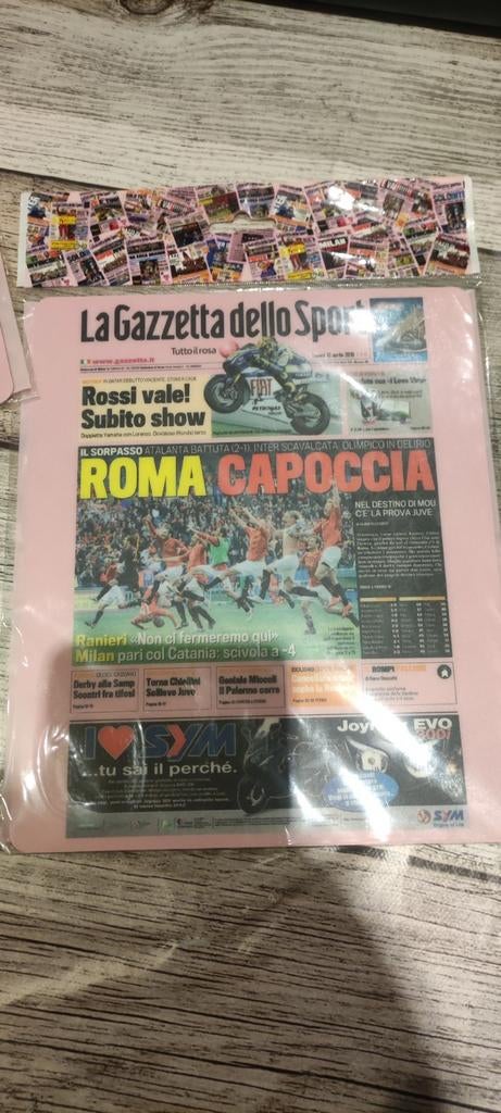 Tapis de souris La Gazzetta dello Sport, Enlèvement