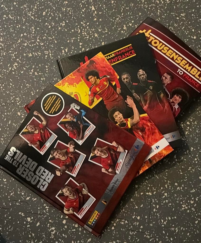 4 panini albums carrefour, Envoi, Utilisé