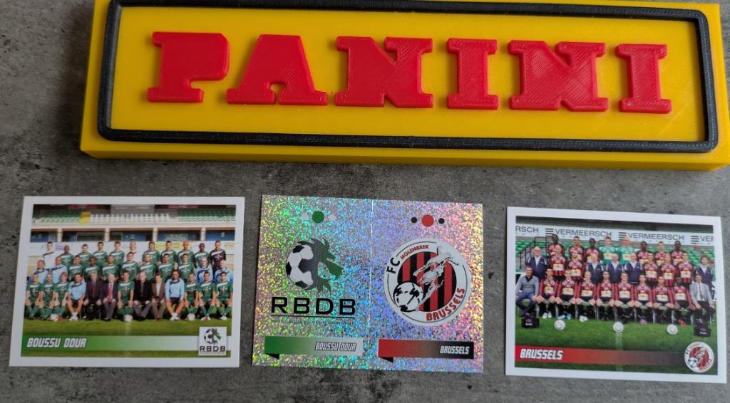 PANINI FOOTBALL 2011 NOS 453/4/5/456 BOUSSU/BRUXELLES, Envoi, Neuf
