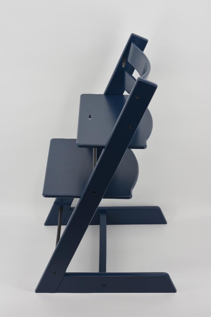 Stokke Tripp Trapp Midnight Blue – Refurbished model, Kinderen en Baby's, Kinderstoelen, Verzenden, Zo goed als nieuw, Meegroeistoel
