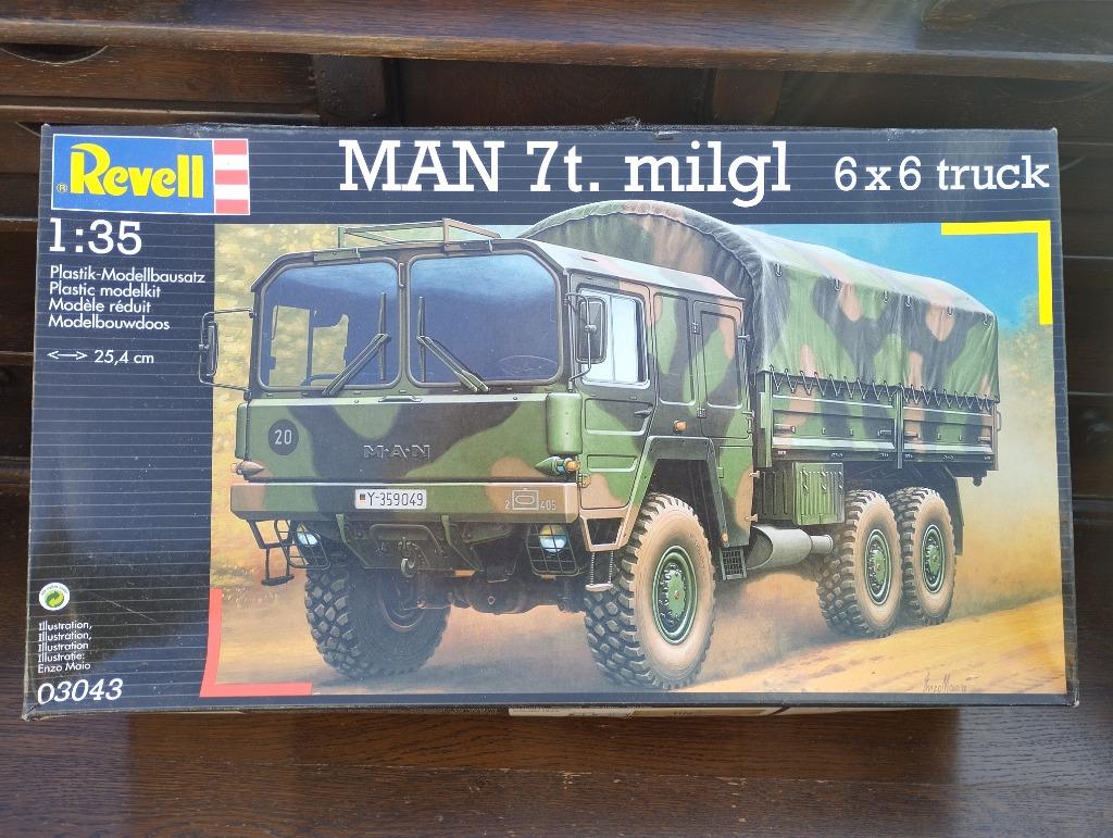Revell MAN 7t milgl 6x6 truck BW & UN, 03043, Neuf, Camion, Enlèvement ou Envoi, Revell