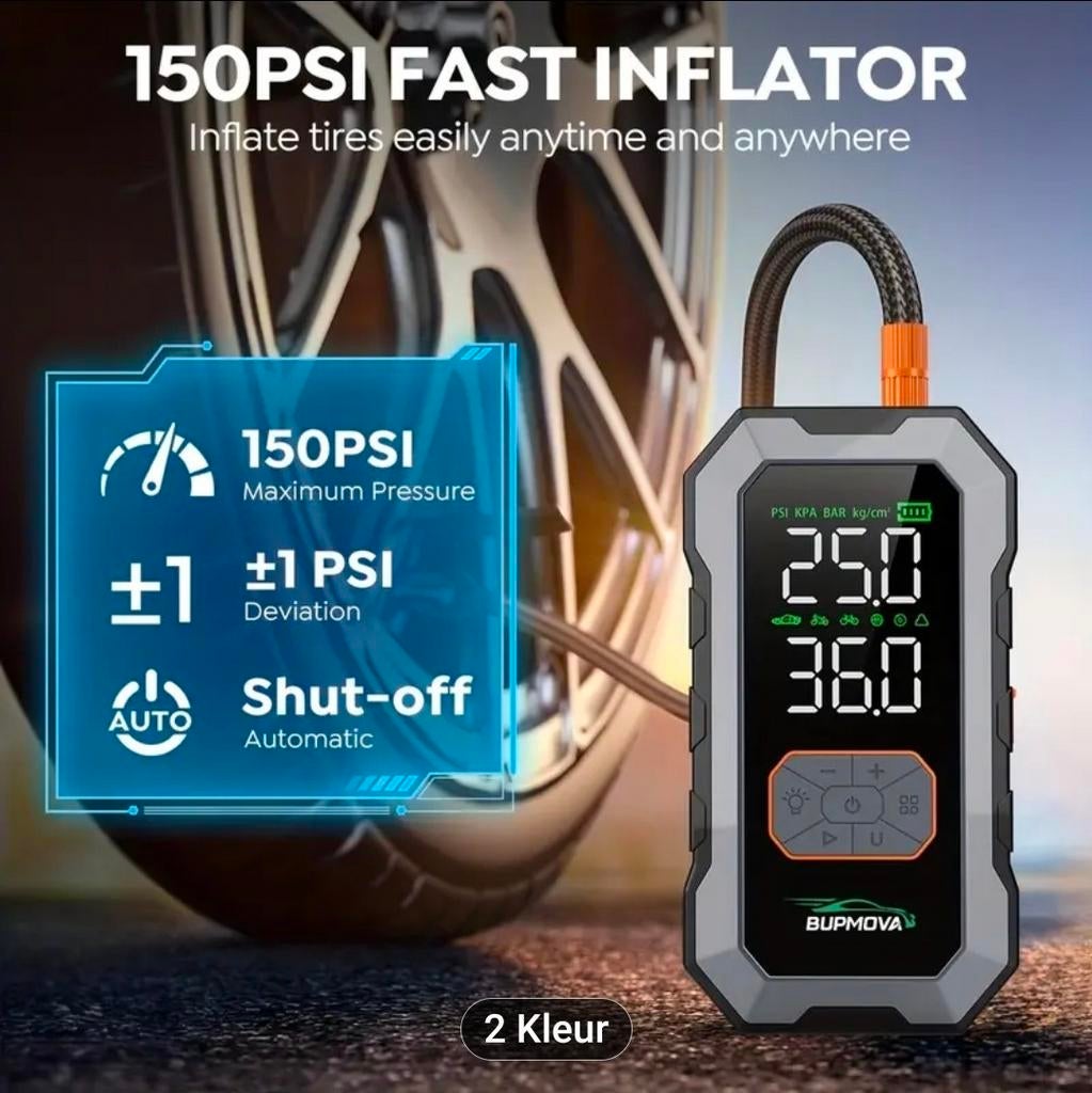 Jumpstarter met compressor 9000A, Ophalen of Verzenden, Nieuw