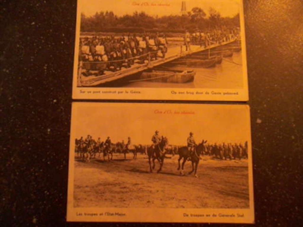 cote d'or chocolat génie de l'armée belge bridge Staff ABBL, Collections, Objets militaires | Général, Envoi