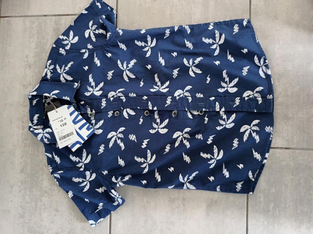 Zomerhemd jongen maat 128 nieuw, Kinderen en Baby's, Bel&Bo, Overhemd of Blouse, Nieuw, Ophalen of Verzenden