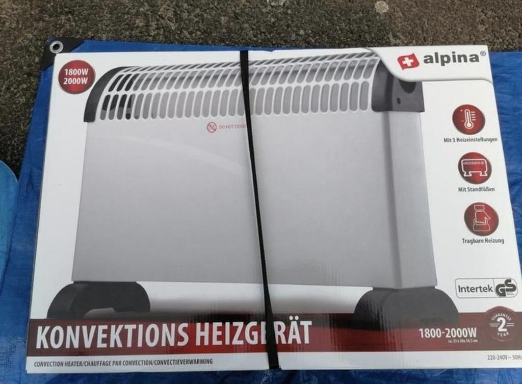 Nieuwe elektrische kachel Alpina, Ophalen of Verzenden