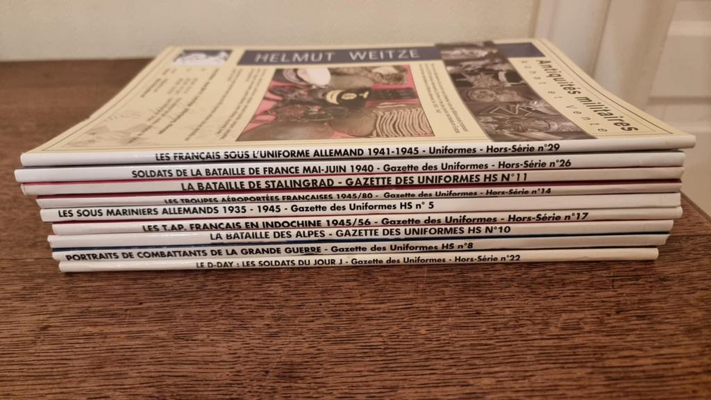 Gazette des armes neuf volumes hors-série, Collections, Enlèvement ou Envoi