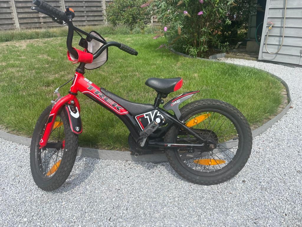 Trek kinderfiets 16 duim, Fietsen en Brommers, Fietsen | Kinderfietsjes, Ophalen, Gebruikt, 16 tot 20 inch, Trek