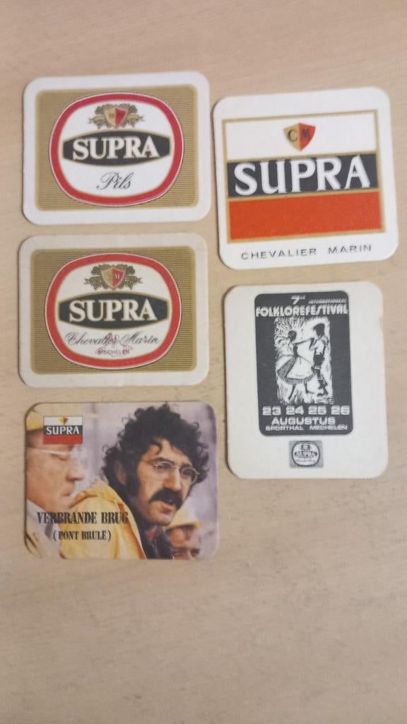 Sous-bocks Supra. Divers (56), Collections, Enlèvement ou Envoi, Comme neuf