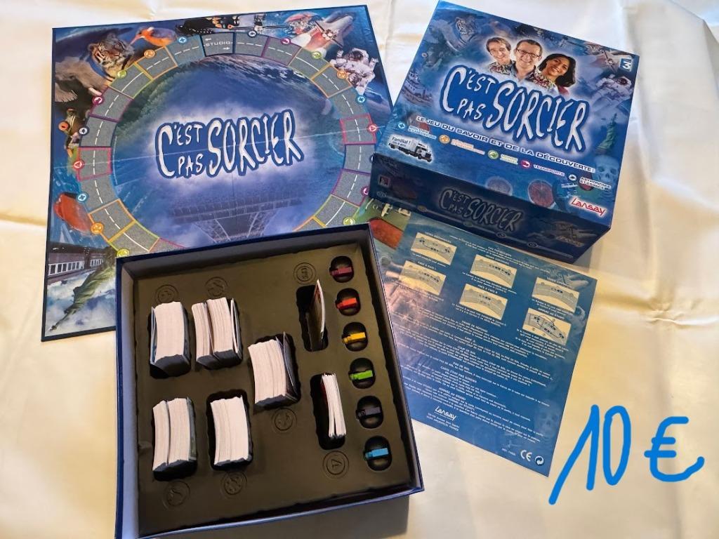 C'est pas sorcier, Trois ou quatre joueurs, Enlèvement ou Envoi, Utilisé, Lancay