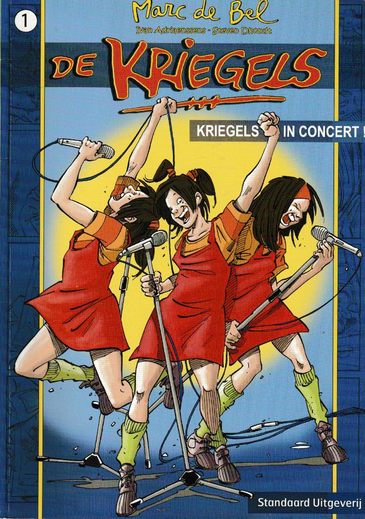 Strip : De Kriegels in concert ! - Marc De Bel., Boeken, Stripverhalen, Verzenden