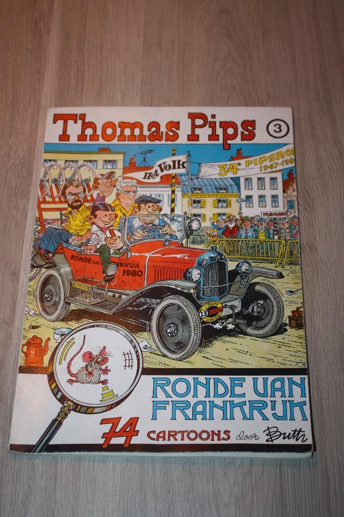 Thomas Pips nr 3 , Ronde Van Frankrijk , muisjes zoeken, Une BD, Enlèvement ou Envoi, Utilisé, Buth