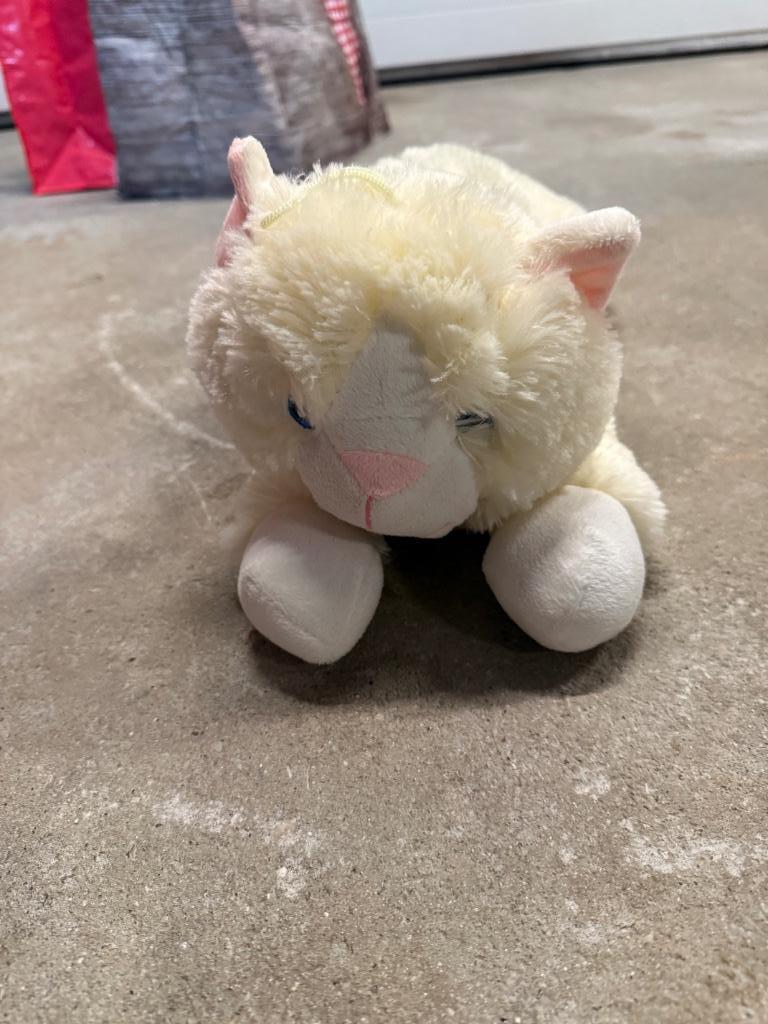 Peluche chat blanc, Enlèvement ou Envoi, Neuf